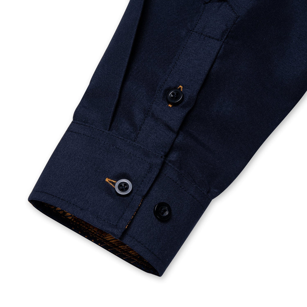 Black Elegant Dress Shirt - GentCrest - View 6