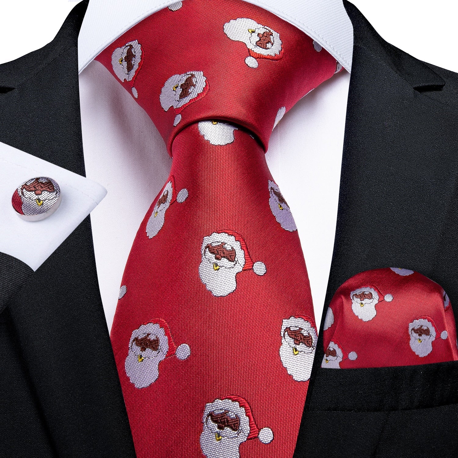 Santa Claus Silk Tie Set - GentCrest