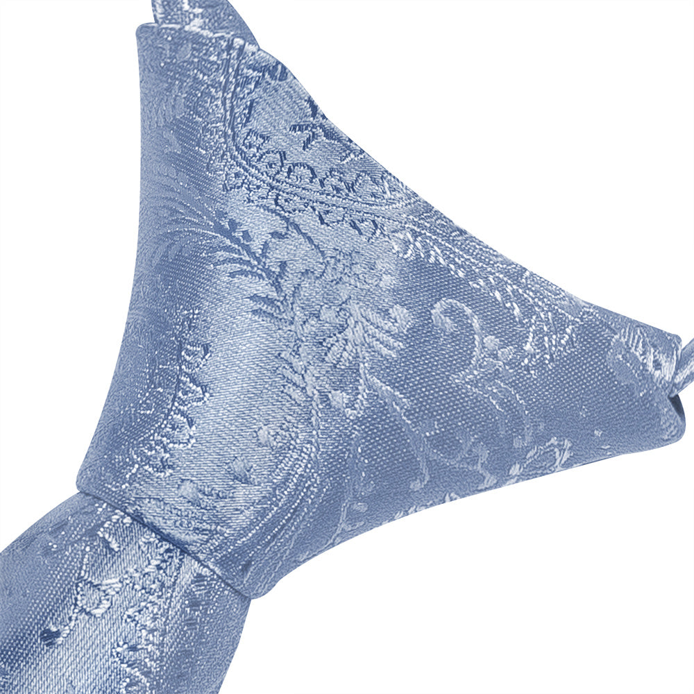 GentCrest Blue Paisley Tie Hanky Cufflinks Set - Image 5
