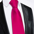 GentCrest Red Solid Tie Hanky Cufflinks Set - Image 1