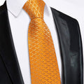 GentCrest Red Geometric Tie Hanky Cufflinks Set - Image 1