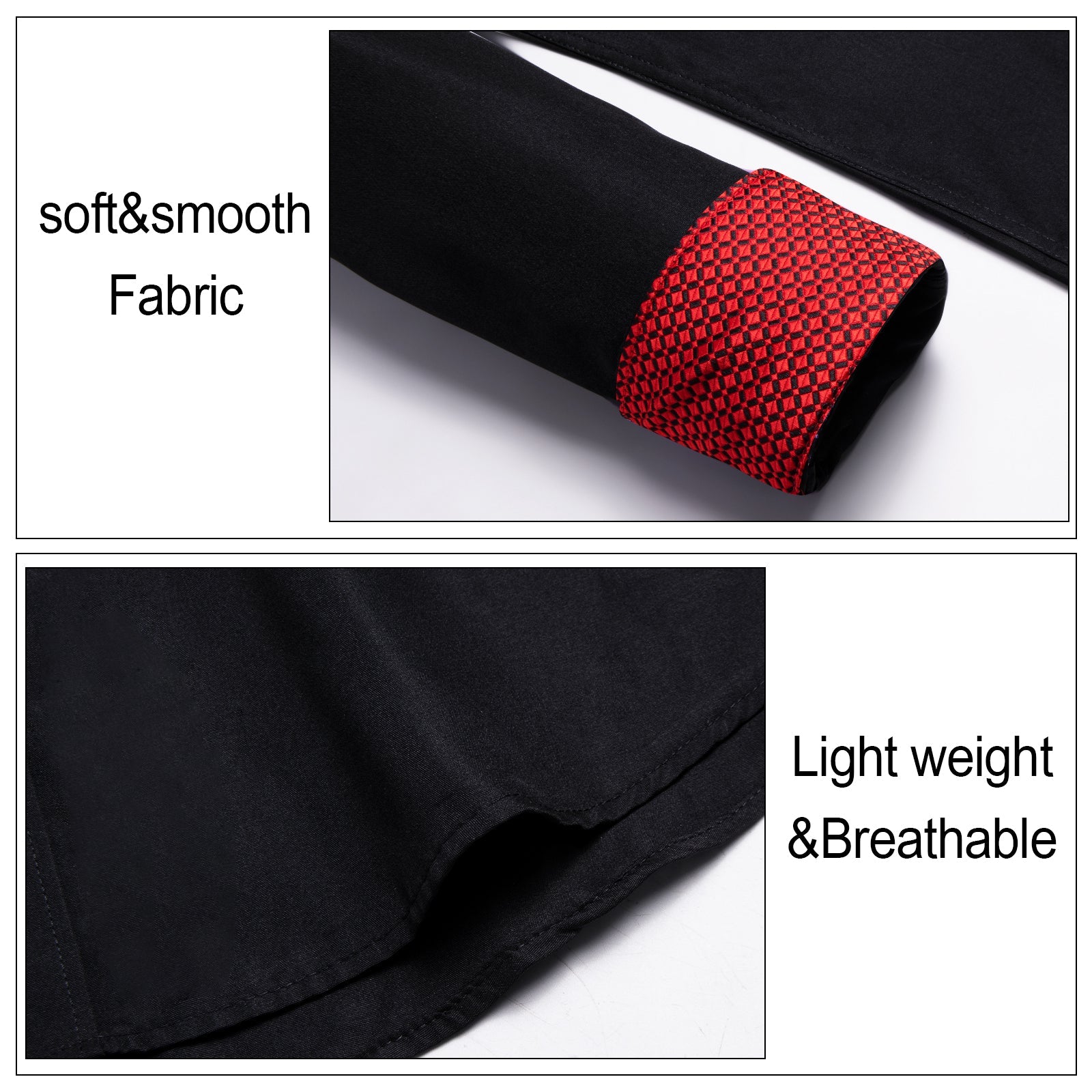GentCrest Black Solid Shirt - Image 7