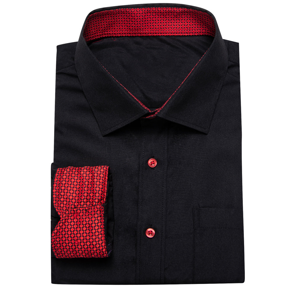 GentCrest Black Solid Shirt - Image 5