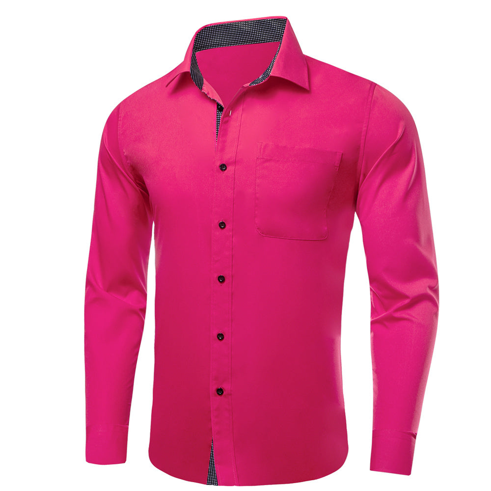 GentCrest Black Solid Shirt - Image 3