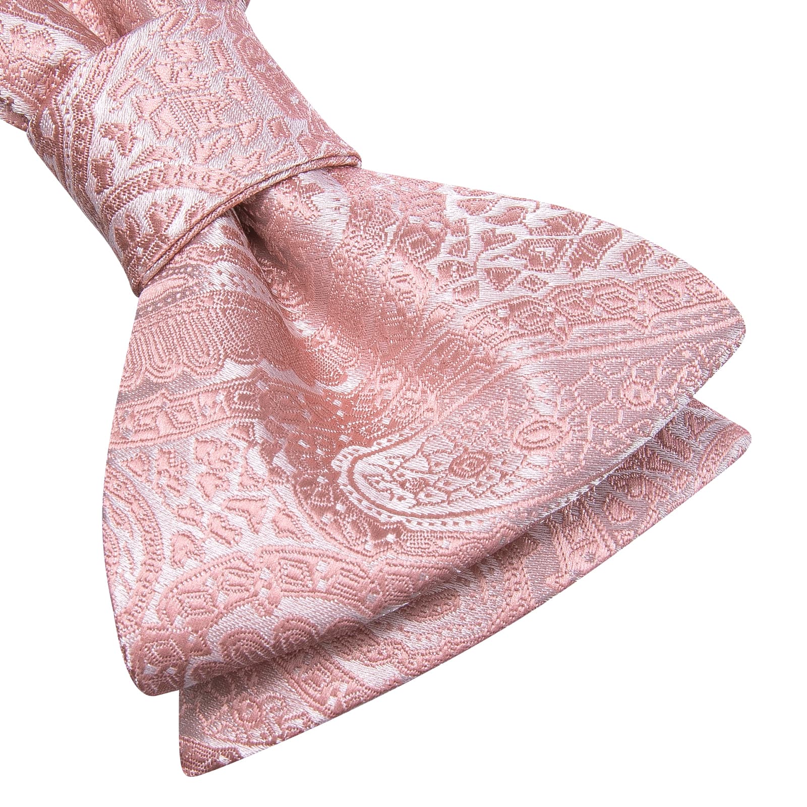 GentCrest Pink Paisley Bowtie Set - Image 3