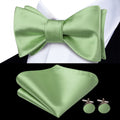 GentCrest Green Solid Bowtie Set - Image 1