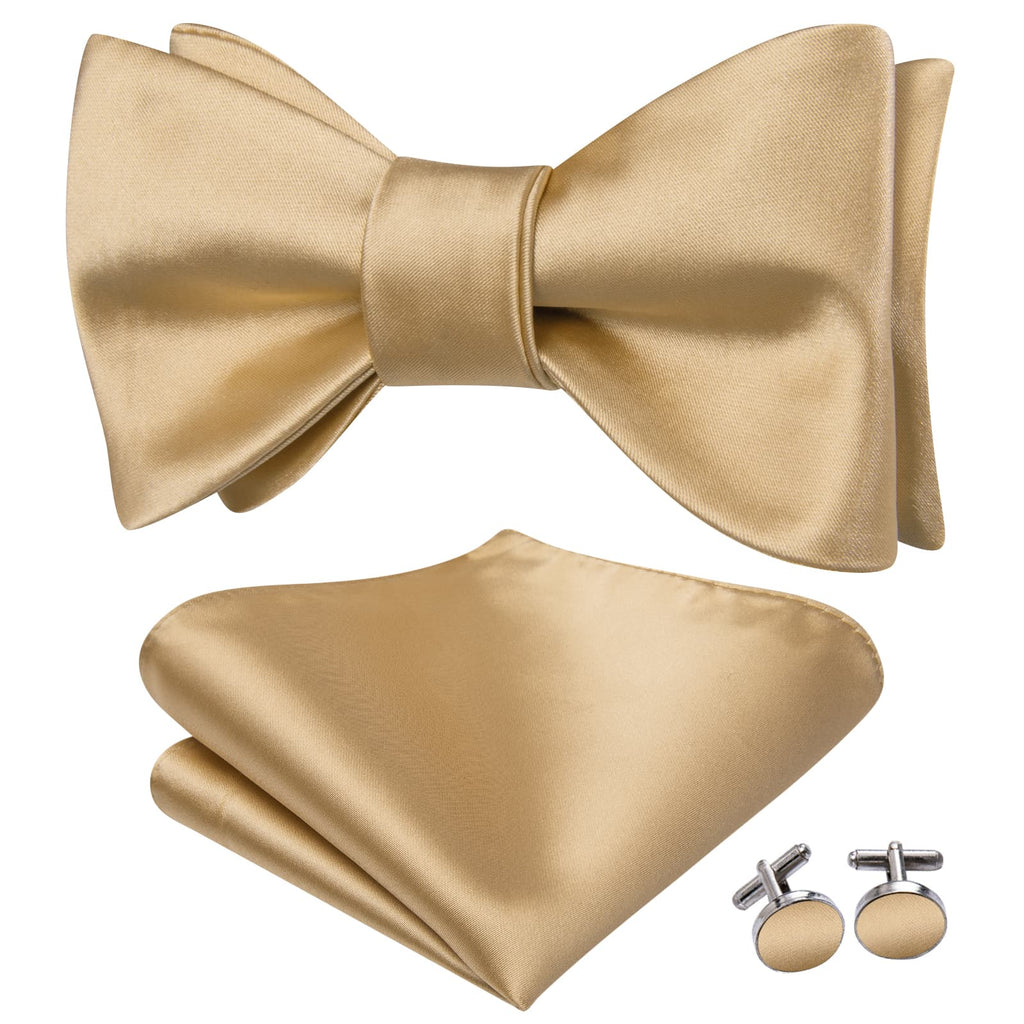 GentCrest Brown Solid Bowtie Set - Image 2