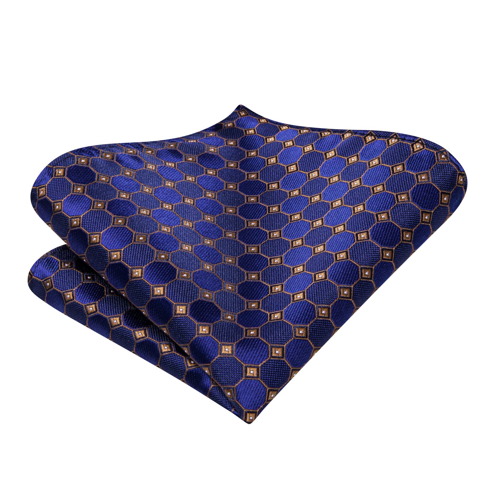 GentCrest Blue Plaid Bowtie Set - Image 4