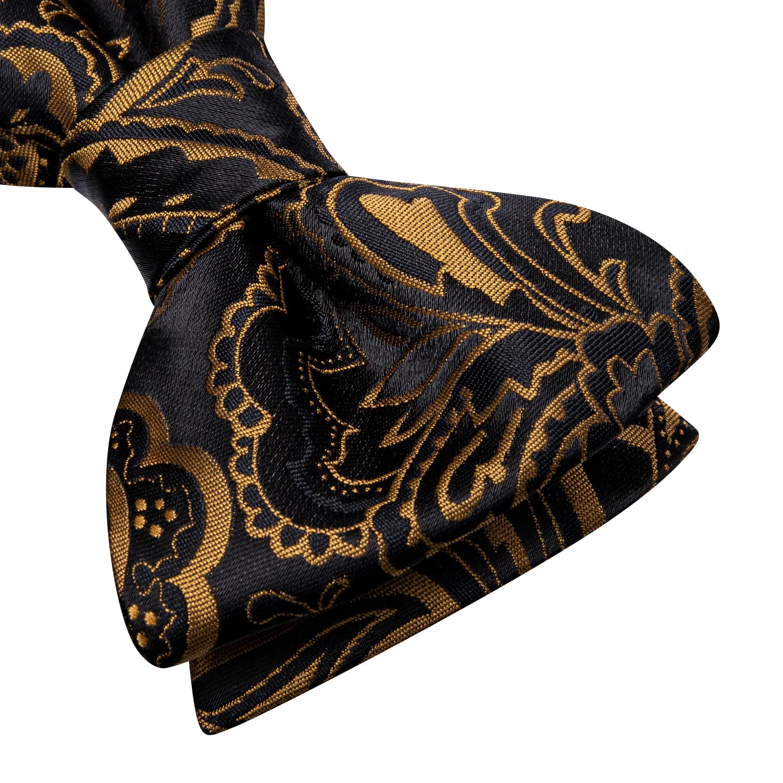 GentCrest Black Paisley Bowtie Set - Image 3