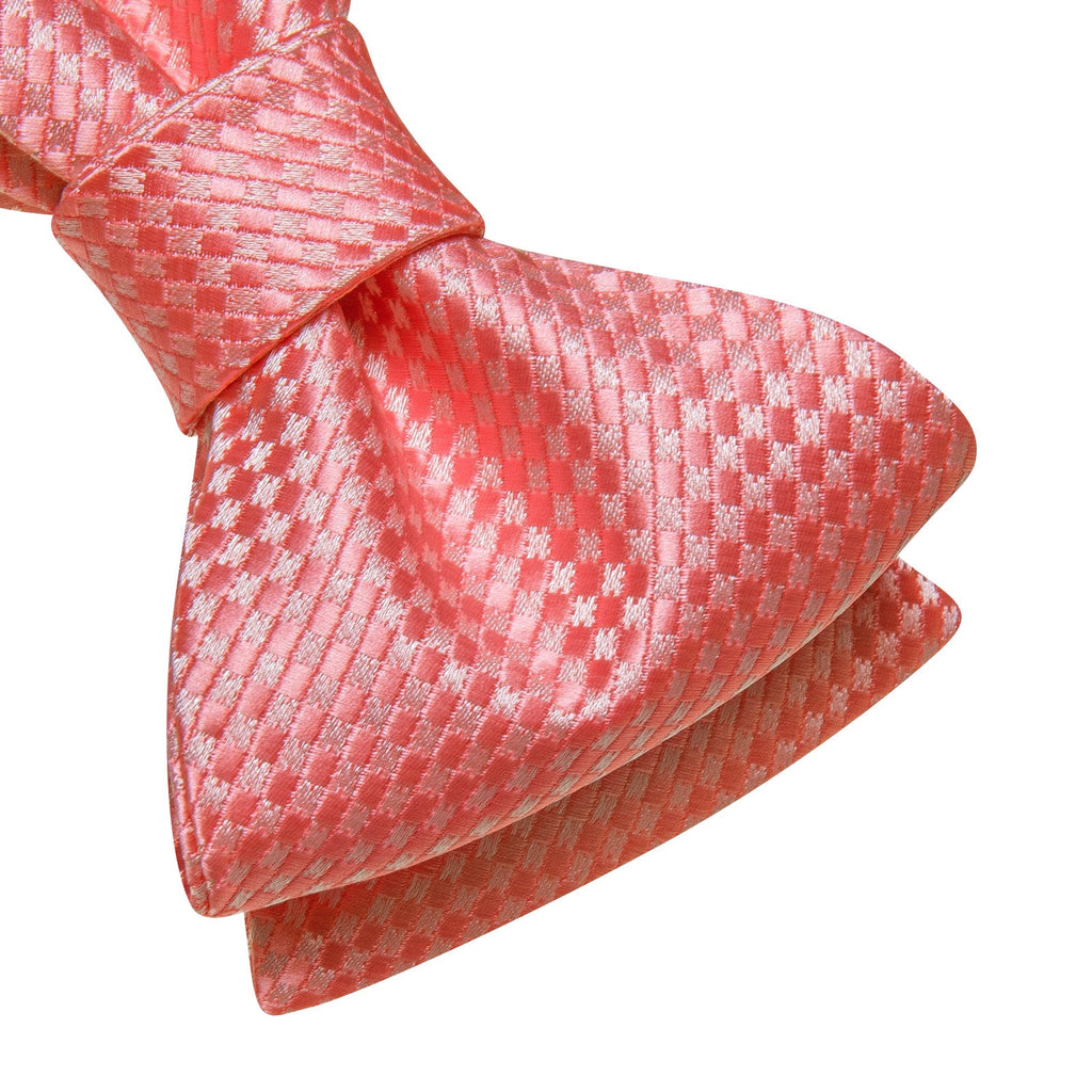 GentCrest Red Geometric Bowtie Set - Image 5