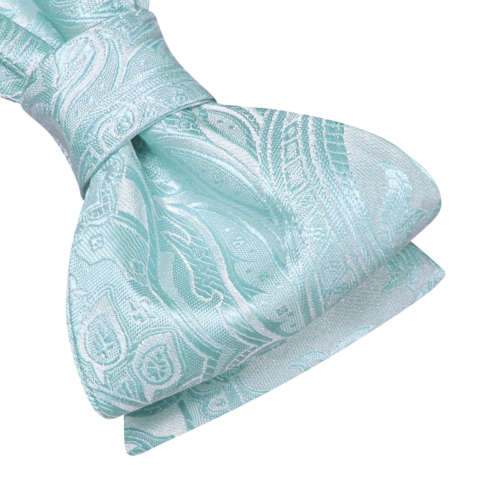 GentCrest Blue Paisley Bowtie Set - Image 5