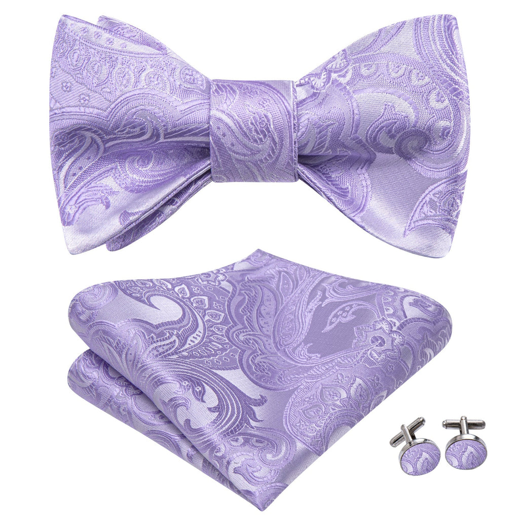 GentCrest Blue Paisley Bowtie Set - Image 3
