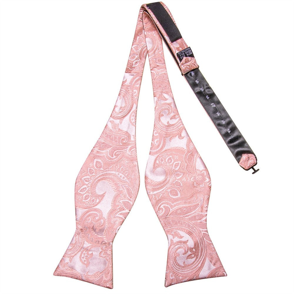 GentCrest Pink Paisley Bowtie Set - Image 6