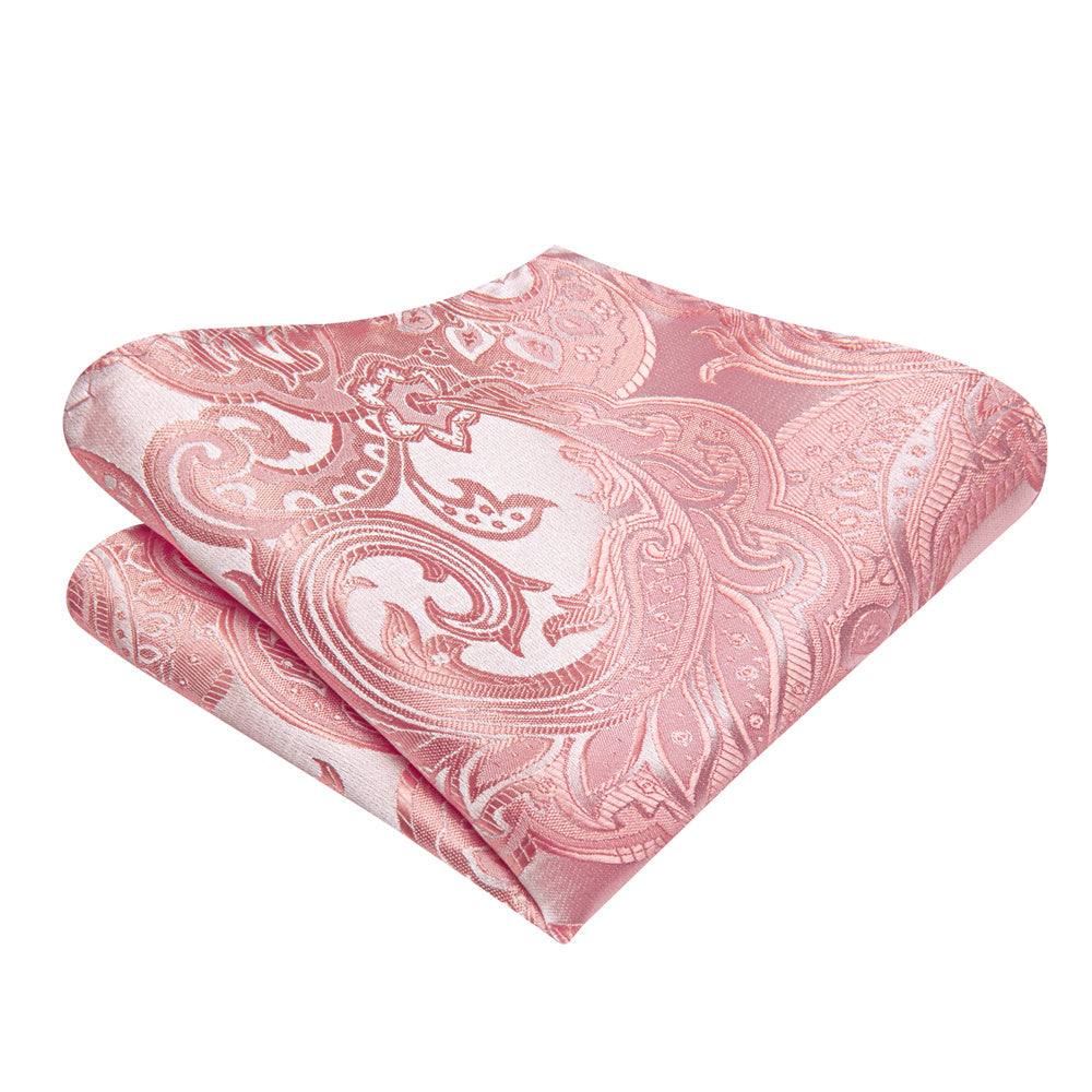 GentCrest Pink Paisley Bowtie Set - Image 4