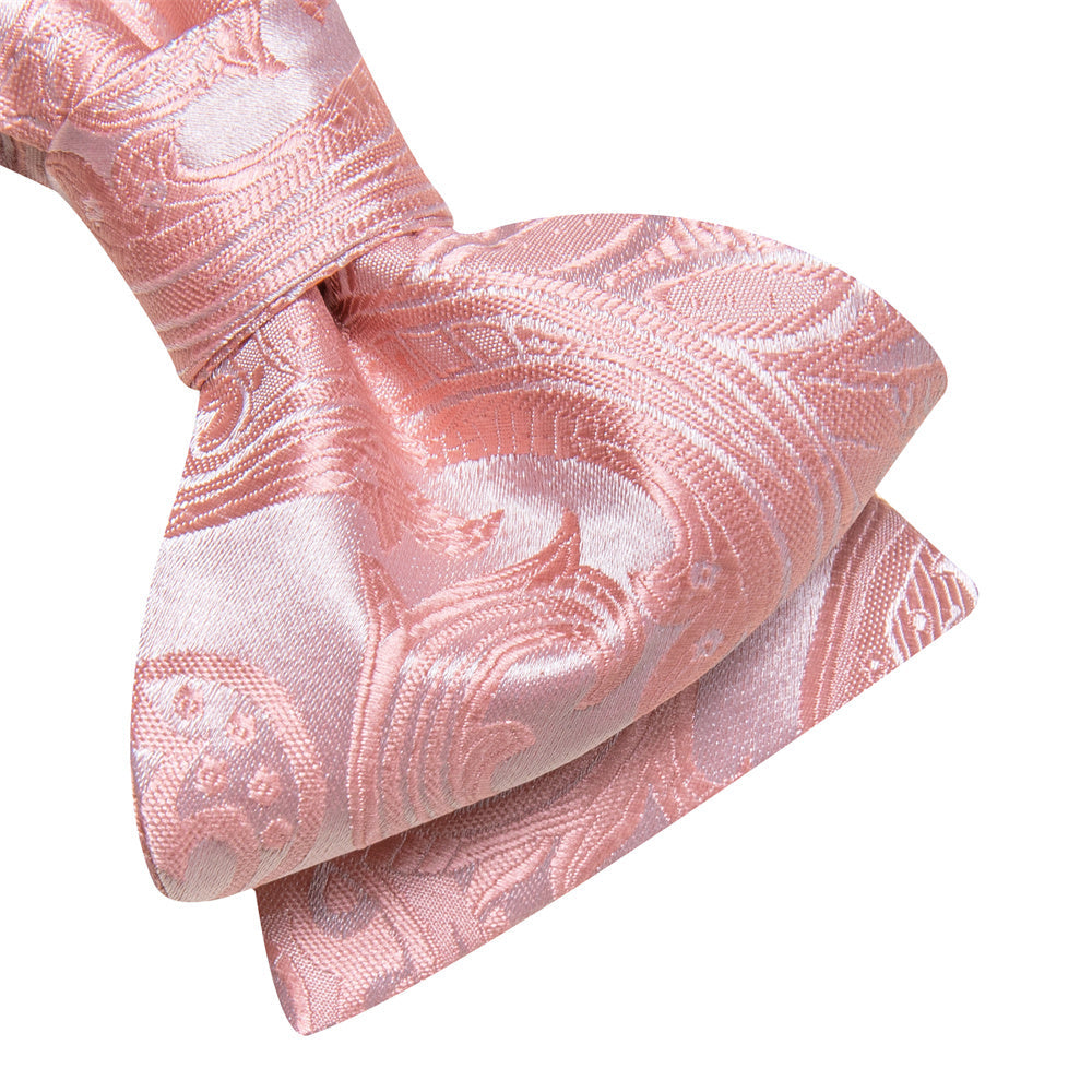 GentCrest Pink Paisley Bowtie Set - Image 3