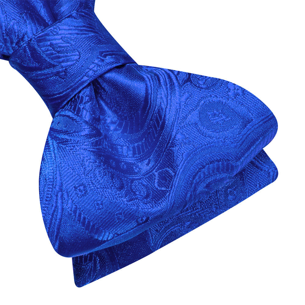 GentCrest Blue Paisley Bowtie Set - Image 3