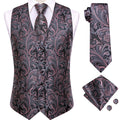 GentCrest Black Paisley Vest Set - Image 1