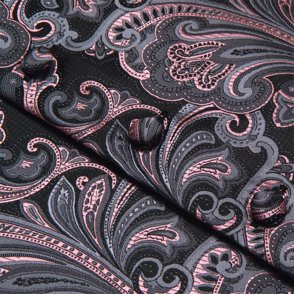 GentCrest Black Paisley Vest Set - Image 6