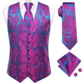 GentCrest Blue Paisley Vest Set - Image 1