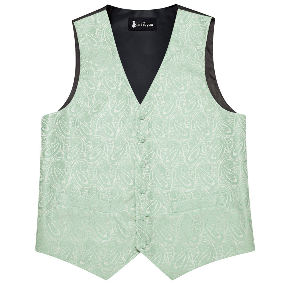 GentCrest Green Paisley Vest Set - Image 6
