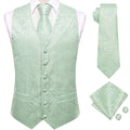 GentCrest Green Paisley Vest Set - Image 1