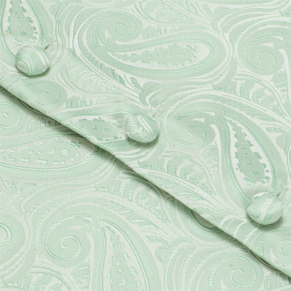 GentCrest Green Paisley Vest Set - Image 7