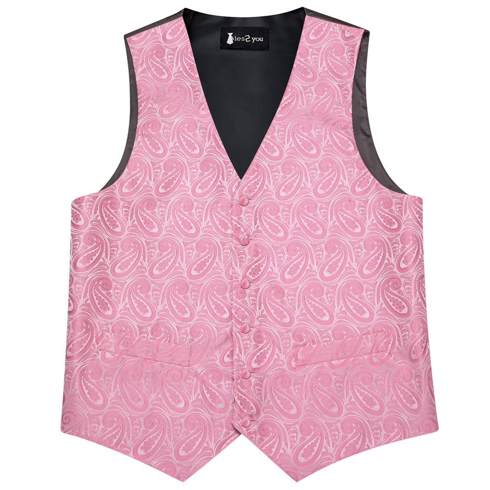 GentCrest Pink Paisley Vest Set - Image 6