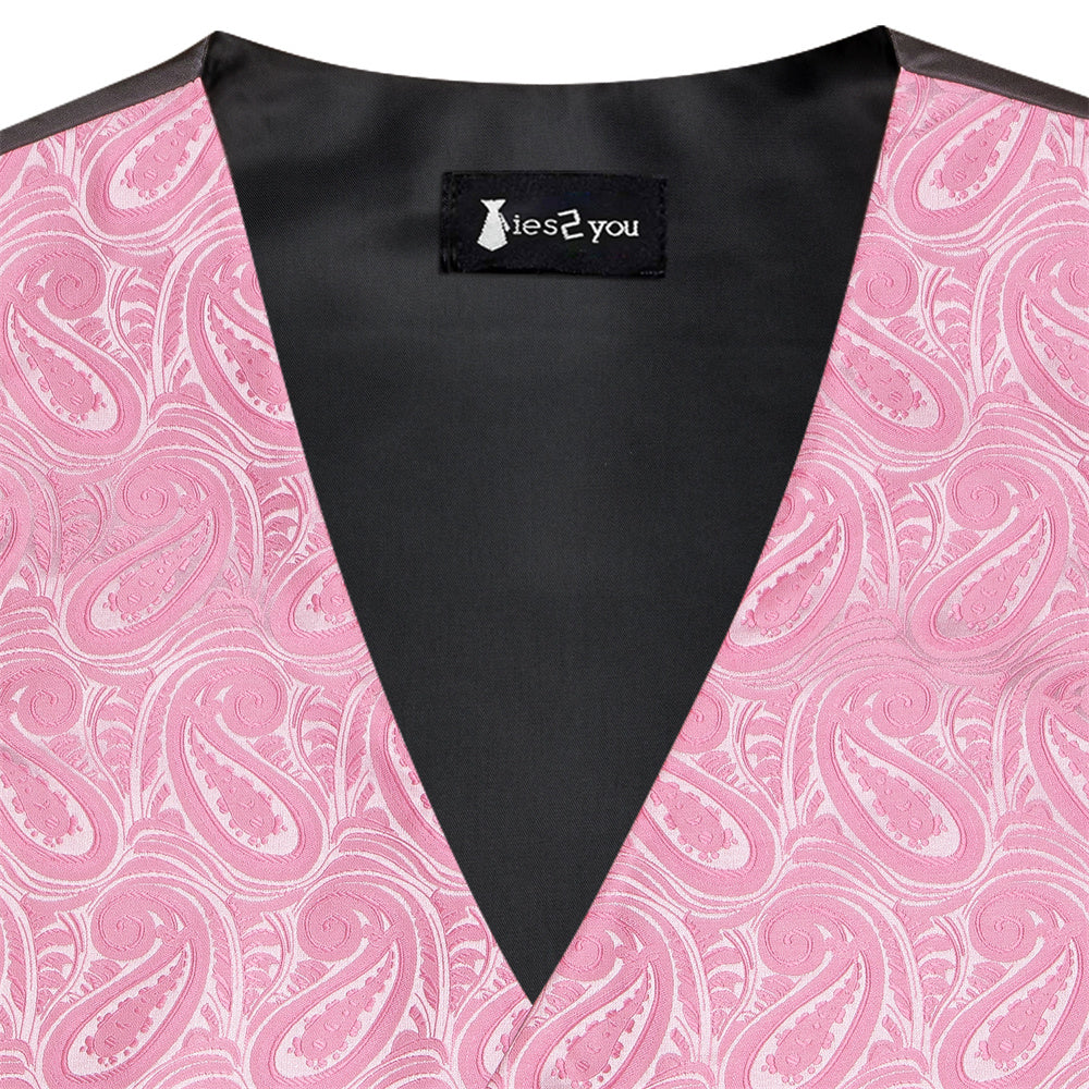 GentCrest Pink Paisley Vest Set - Image 5