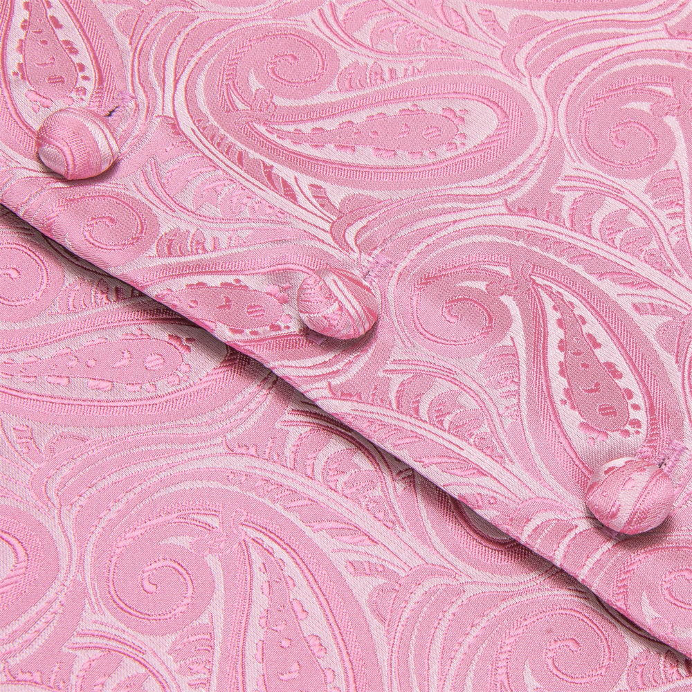 GentCrest Pink Paisley Vest Set - Image 7