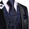 GentCrest Black Paisley Vest Set - Image 1
