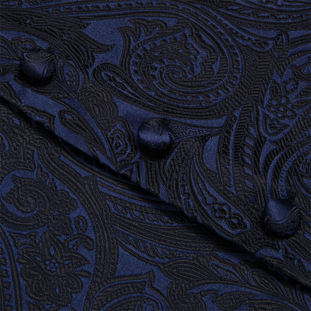 GentCrest Black Paisley Vest Set - Image 6
