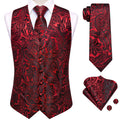 GentCrest Black Paisley Vest Set - Image 1