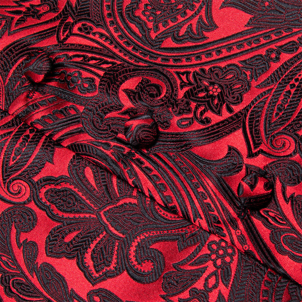 GentCrest Black Paisley Vest Set - Image 8