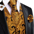 GentCrest Black Paisley Vest Set - Image 1