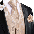GentCrest Silver Paisley Vest Set - Image 1