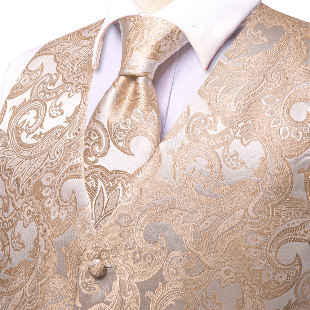 GentCrest Silver Paisley Vest Set - Image 4