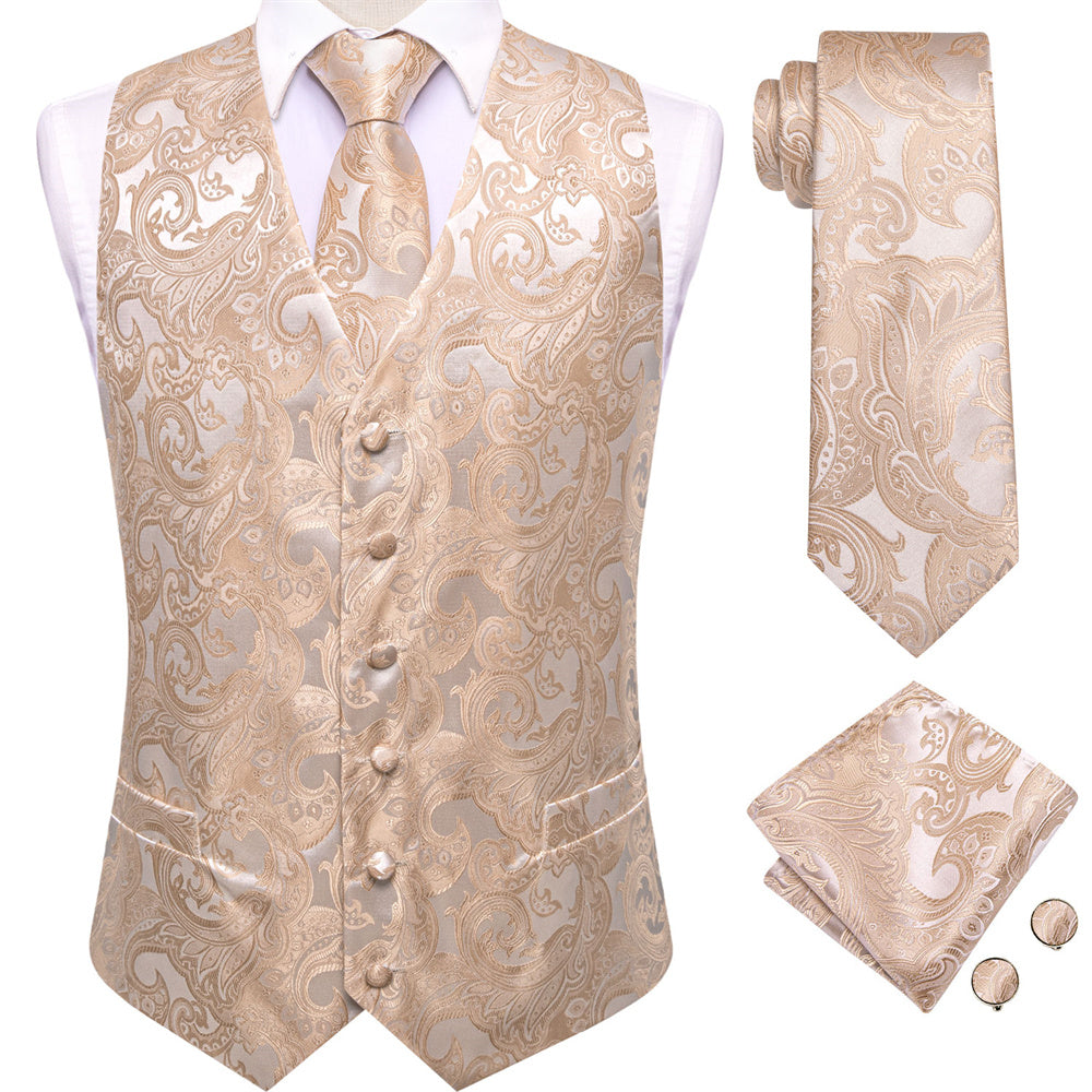 GentCrest Silver Paisley Vest Set - Image 2