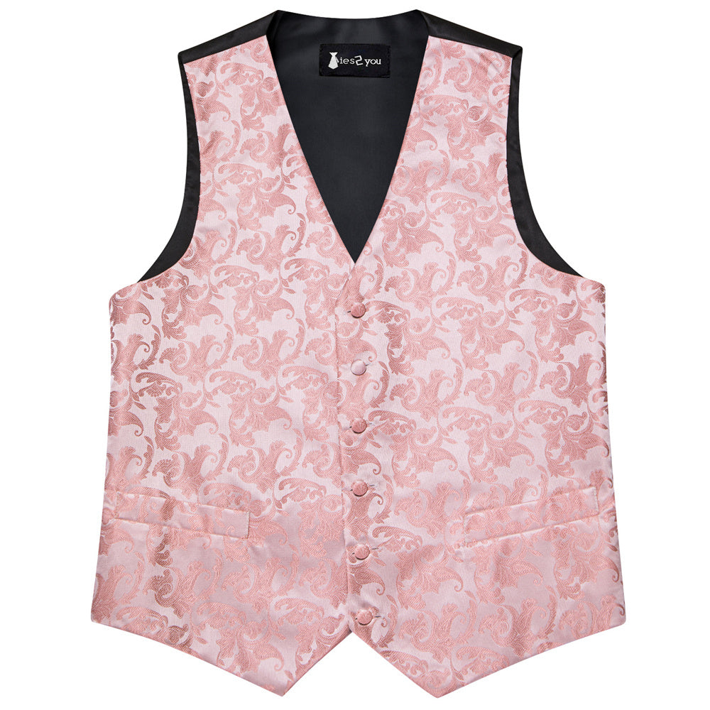 GentCrest Pink Paisley Vest Set - Image 6