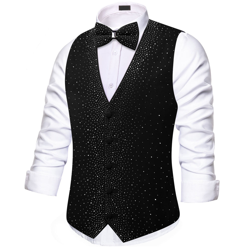 GentCrest Black Rhinestone Vest Set - Image 7
