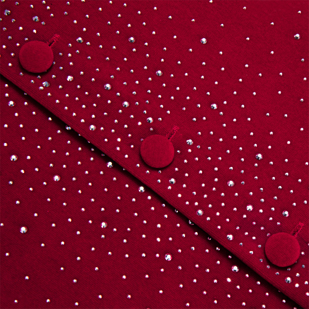 GentCrest Red Rhinestone Vest Set - Image 3