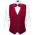 GentCrest Red Rhinestone Vest Set - Image 1