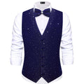 GentCrest Blue Solid Vest Set - Image 1