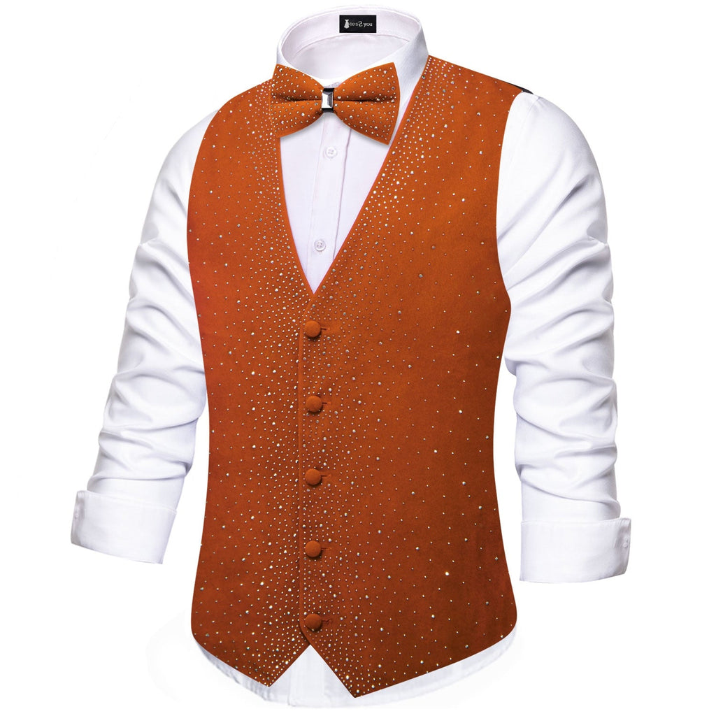 GentCrest Orange Solid Vest Set - Image 2