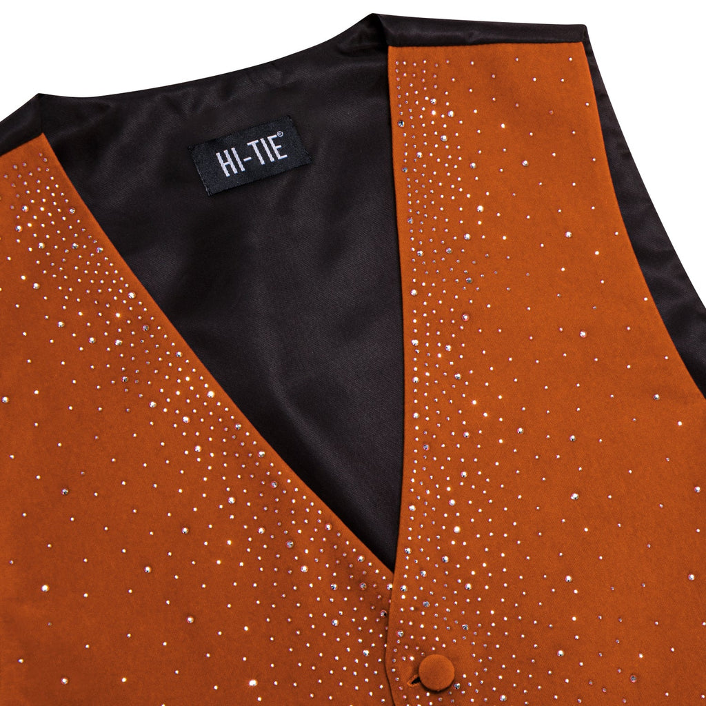 GentCrest Orange Solid Vest Set - Image 5