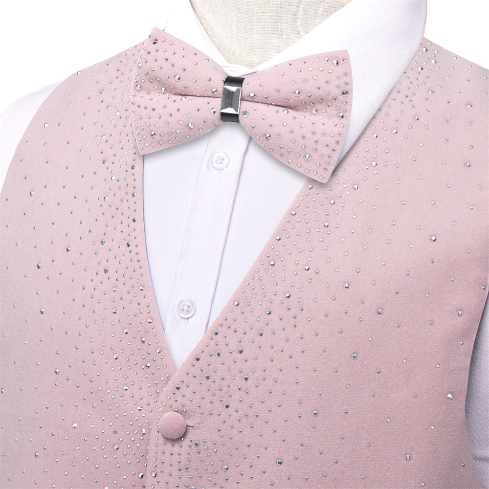 GentCrest Pink Solid Vest Set - Image 3