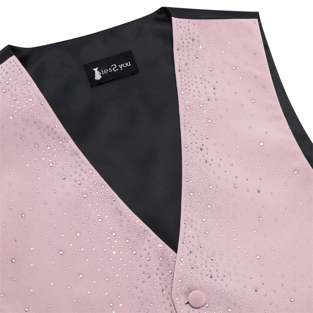 GentCrest Pink Solid Vest Set - Image 5