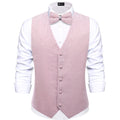 GentCrest Pink Solid Vest Set - Image 1