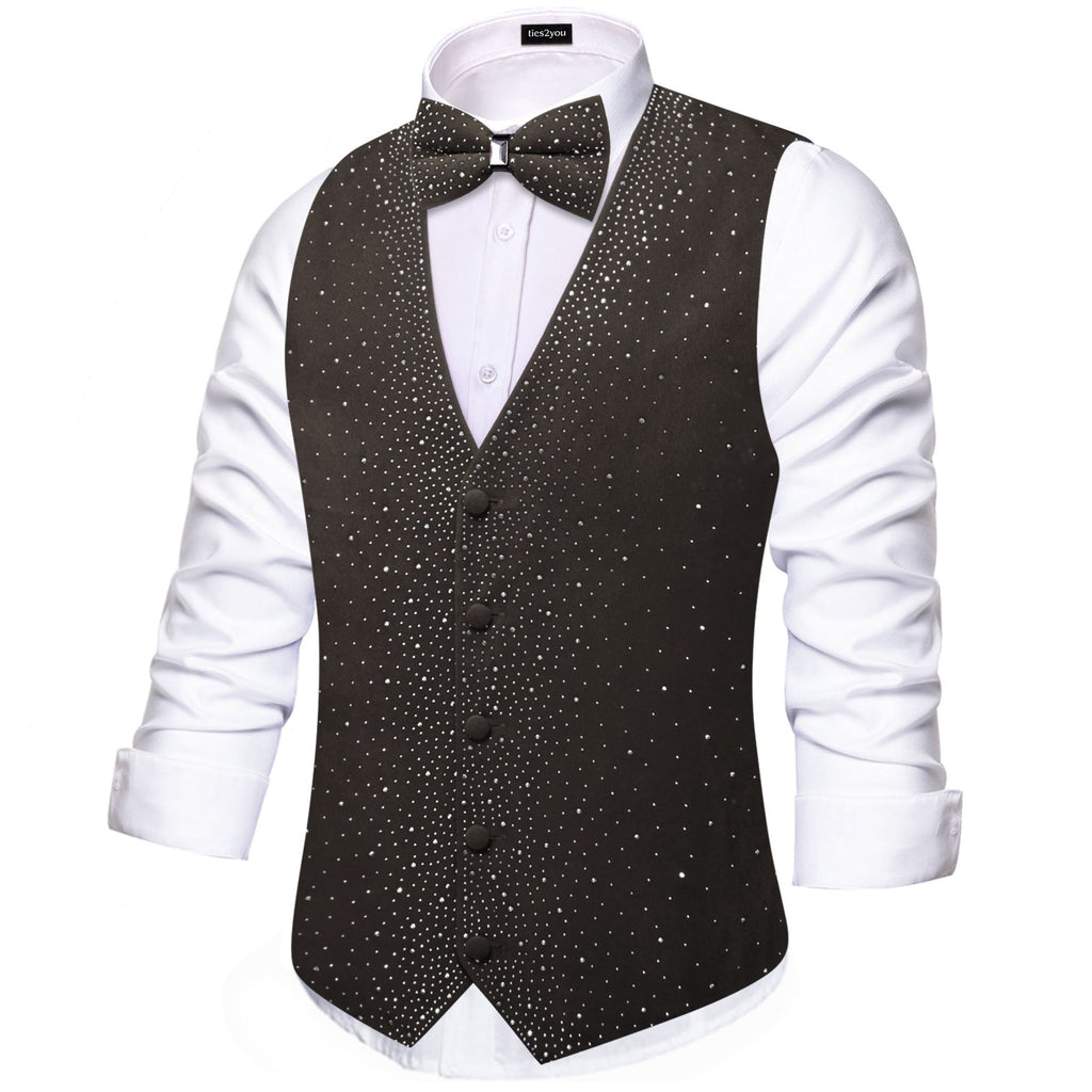 GentCrest Grey Rhinestone Vest Set - Image 3