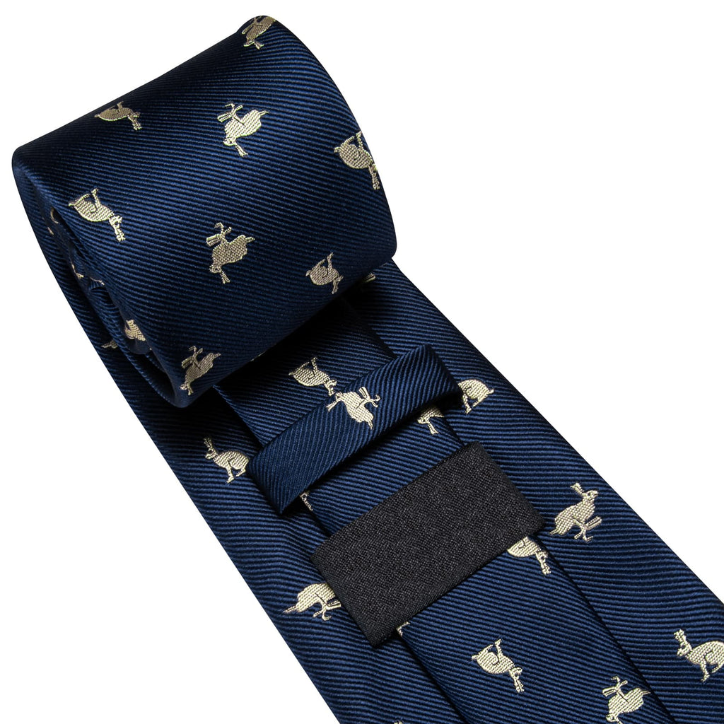 GentCrest Blue Novelty Tie Hanky Cufflinks Set - Image 5