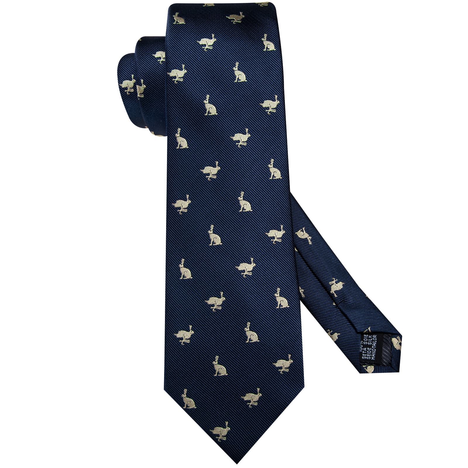 GentCrest Blue Novelty Tie Hanky Cufflinks Set - Image 4